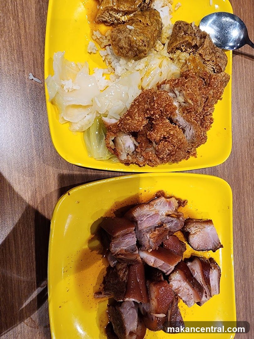 Two Plates of Food
