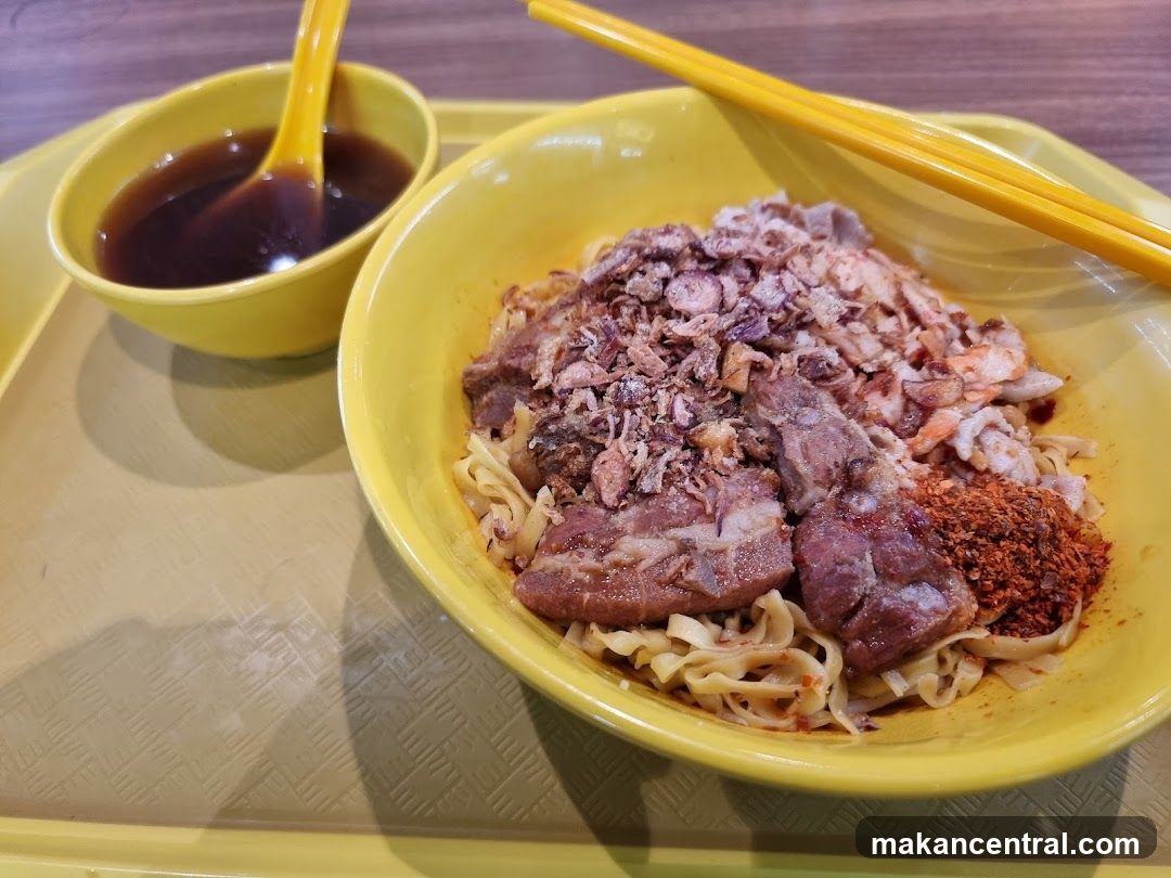 Noodles with Meat and Shrimp