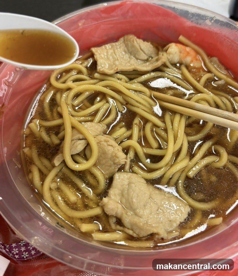 Noodle Soup with Pork and Shrimp