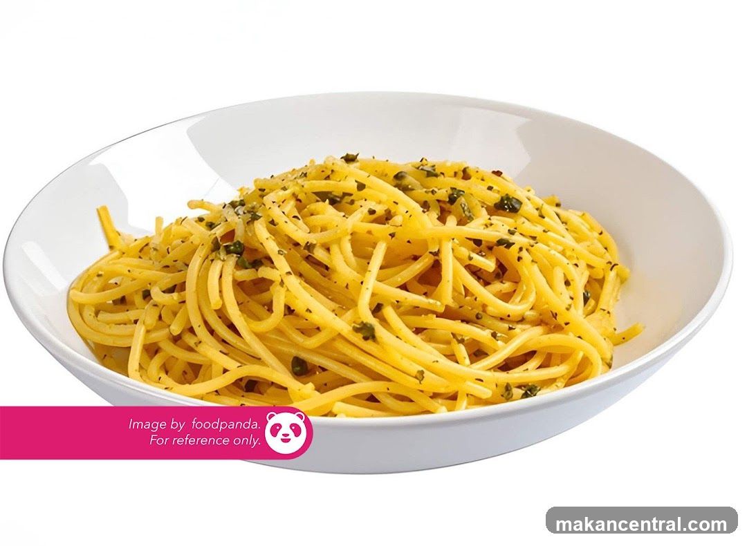 Spaghetti with herbs