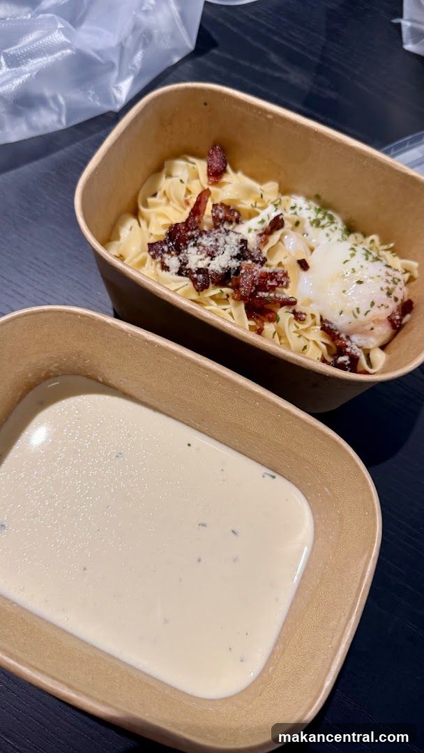 Pasta with Bacon and Egg