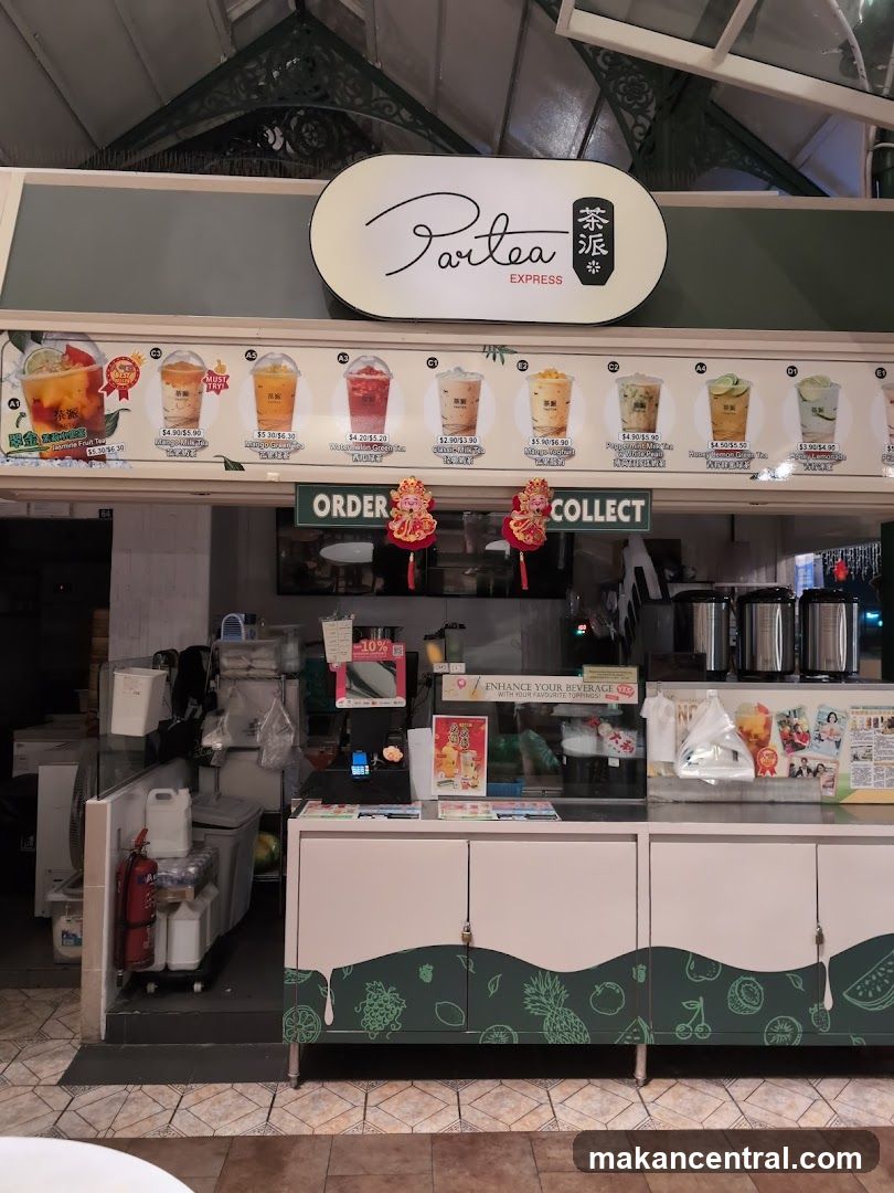 Partea Express Beverage Menu