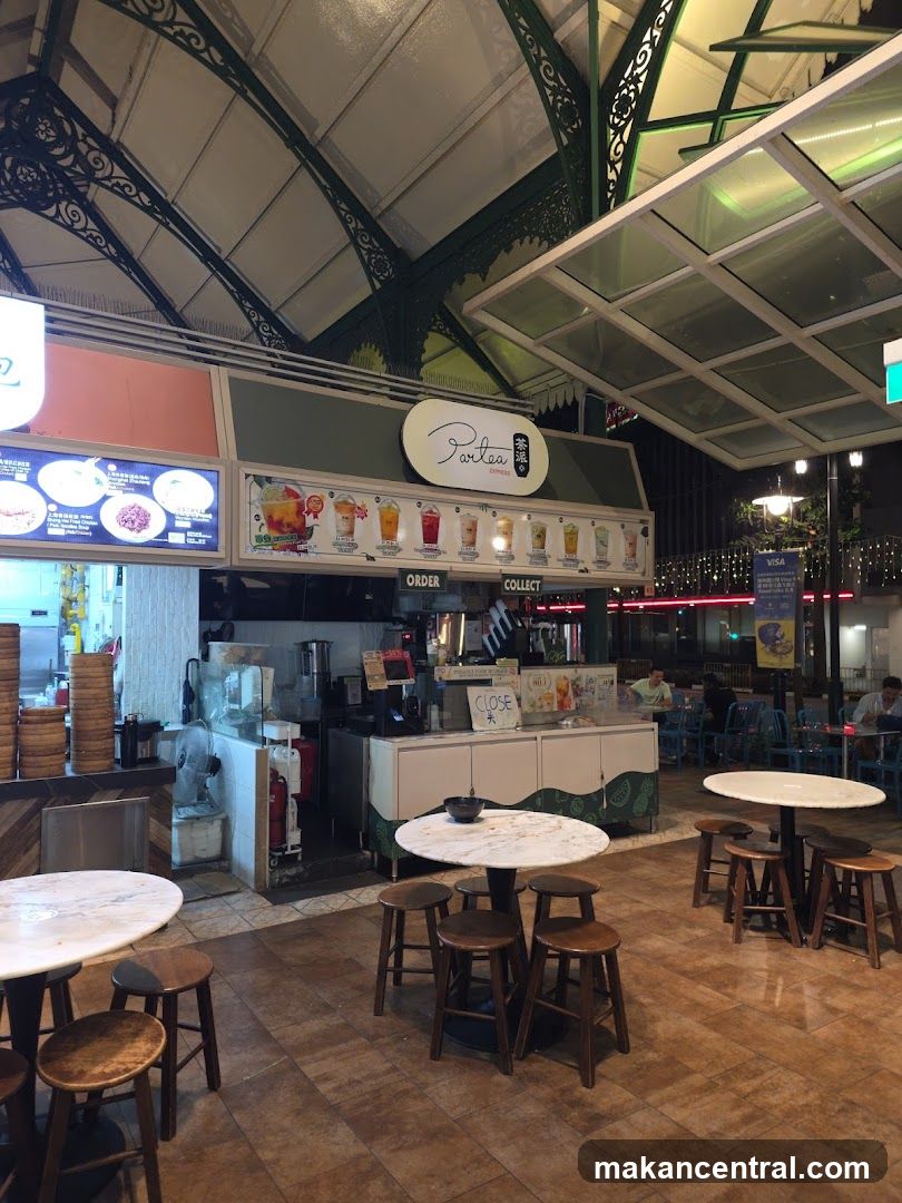 Tea shop with seating area