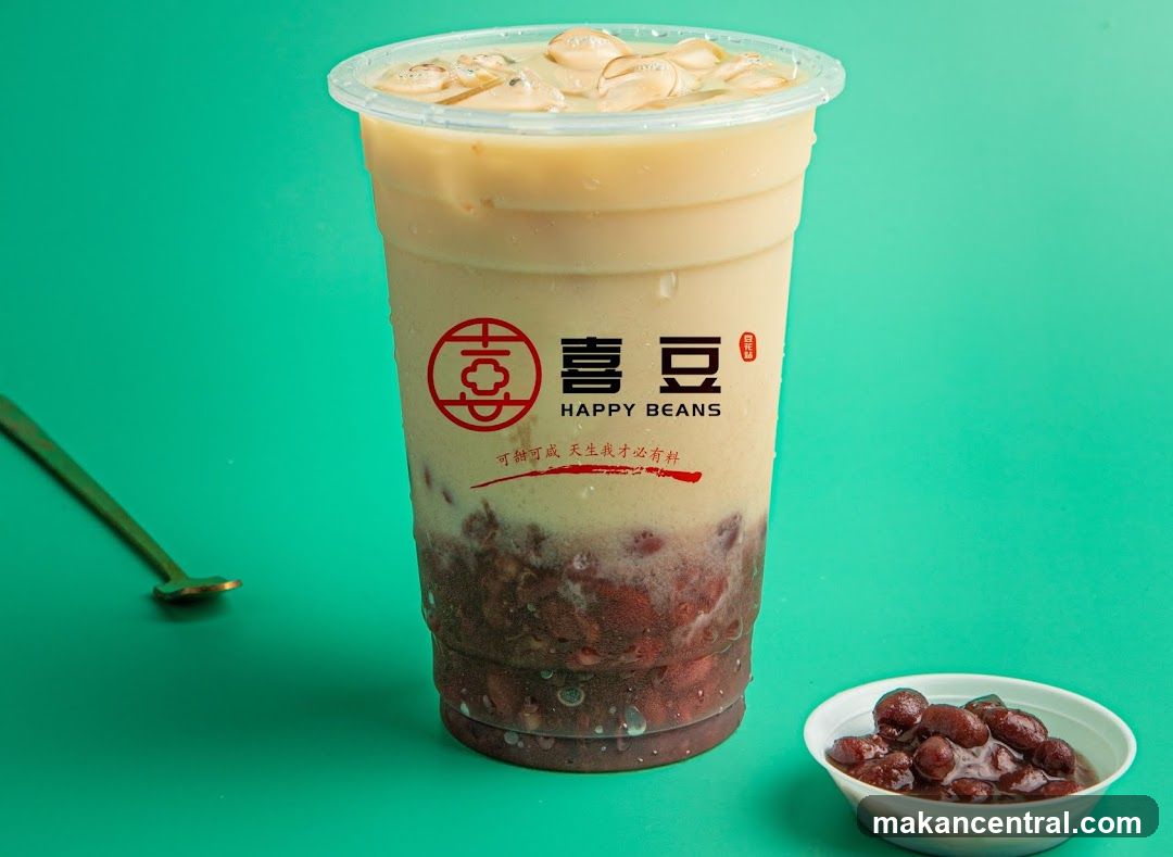 Red Bean Milk Tea