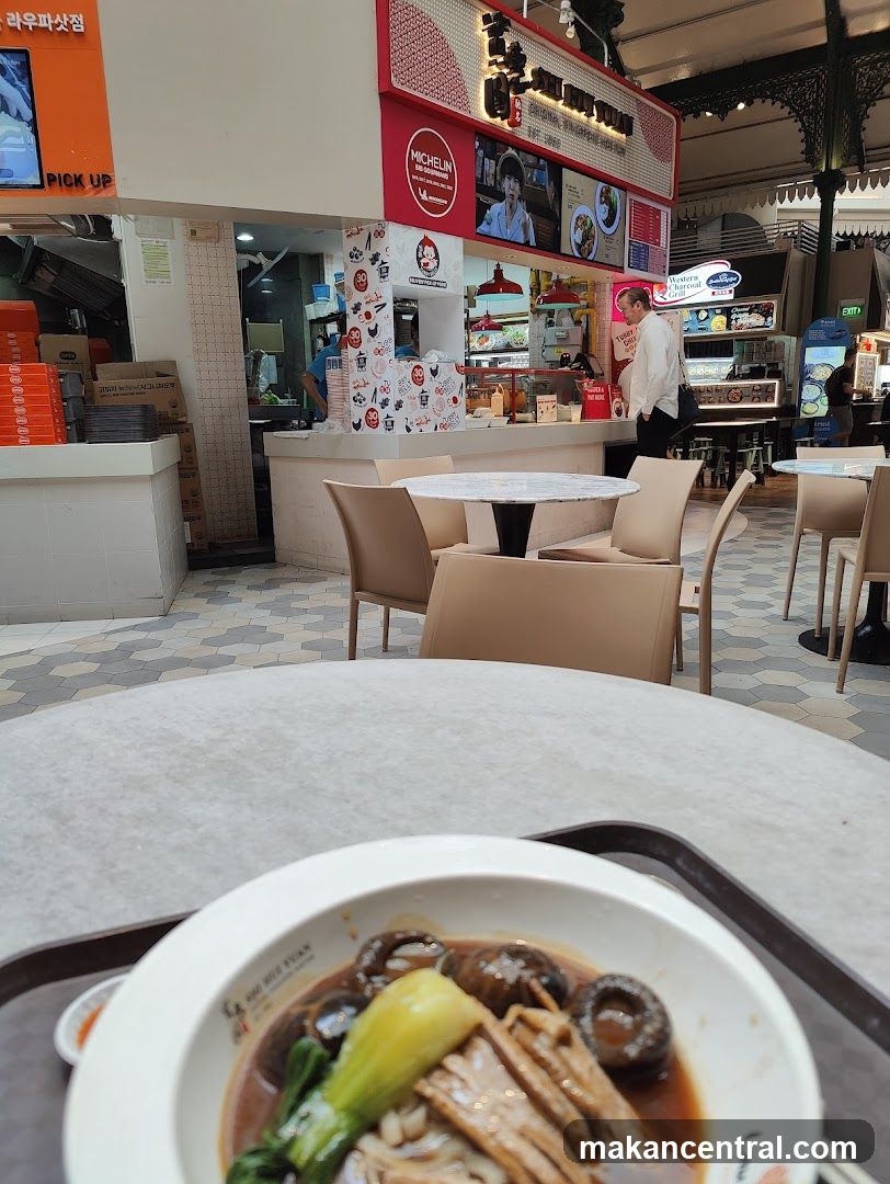 Food Stall with Seating Area