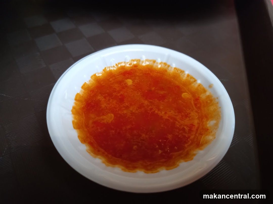 Sauce in a bowl