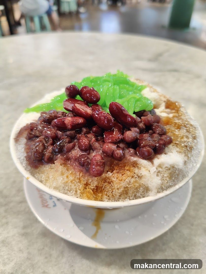 Cendol with Red Beans