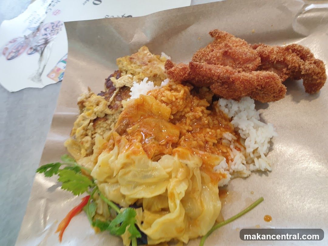 Fried Chicken Rice Plate