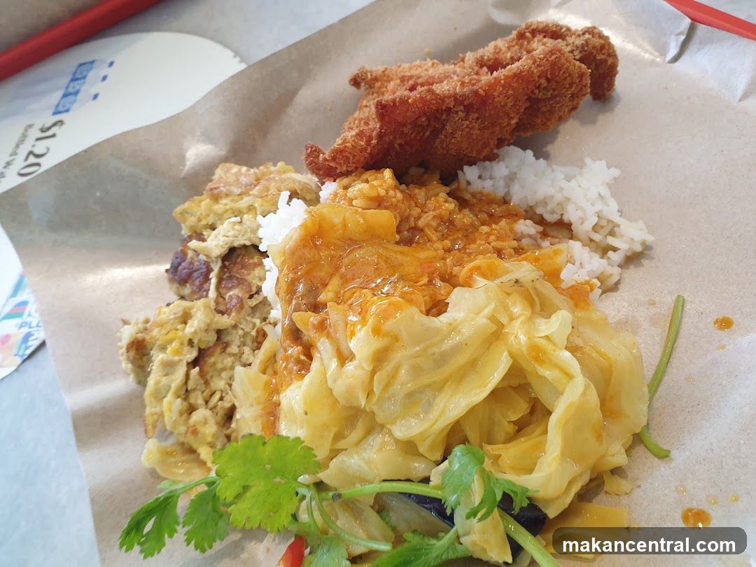 Fried Chicken Rice Plate