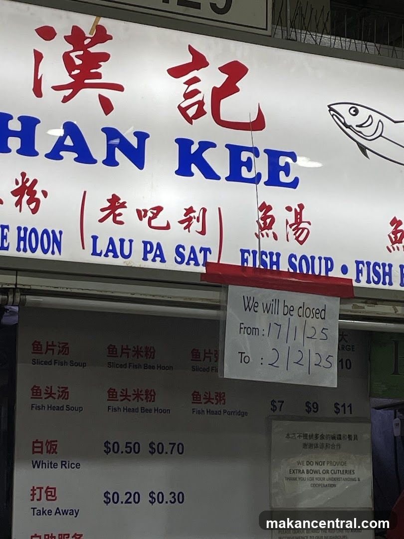 HAN KEE Menu