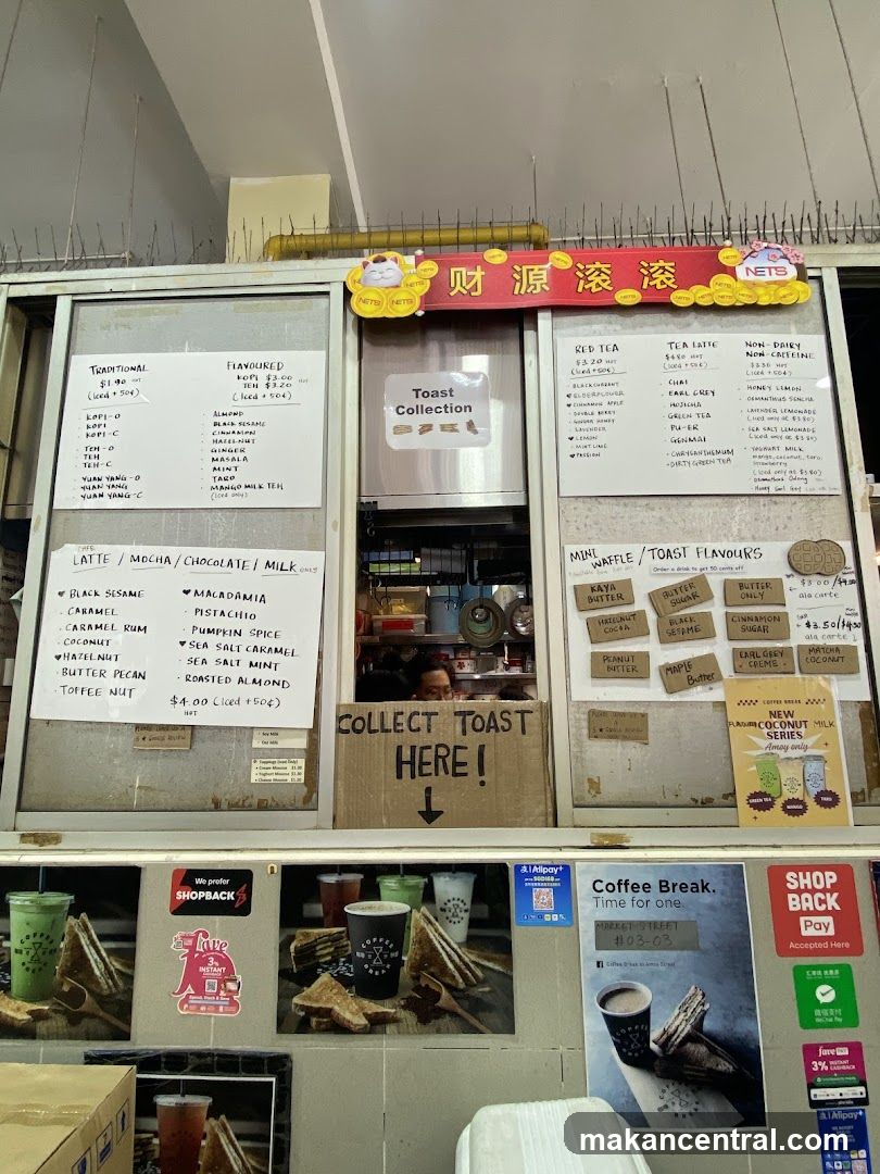 Toast Collection Menu