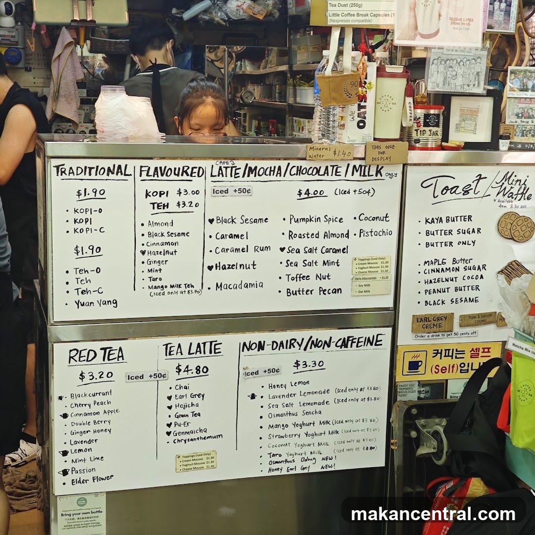Cafe Menu
