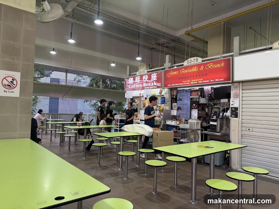Food Stall with Seating Area