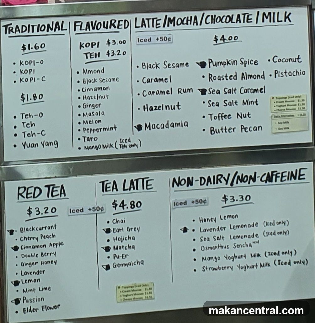 Beverage Menu
