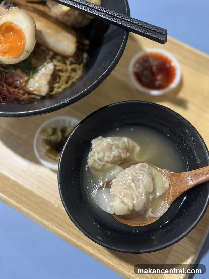 Wonton Soup and Noodles
