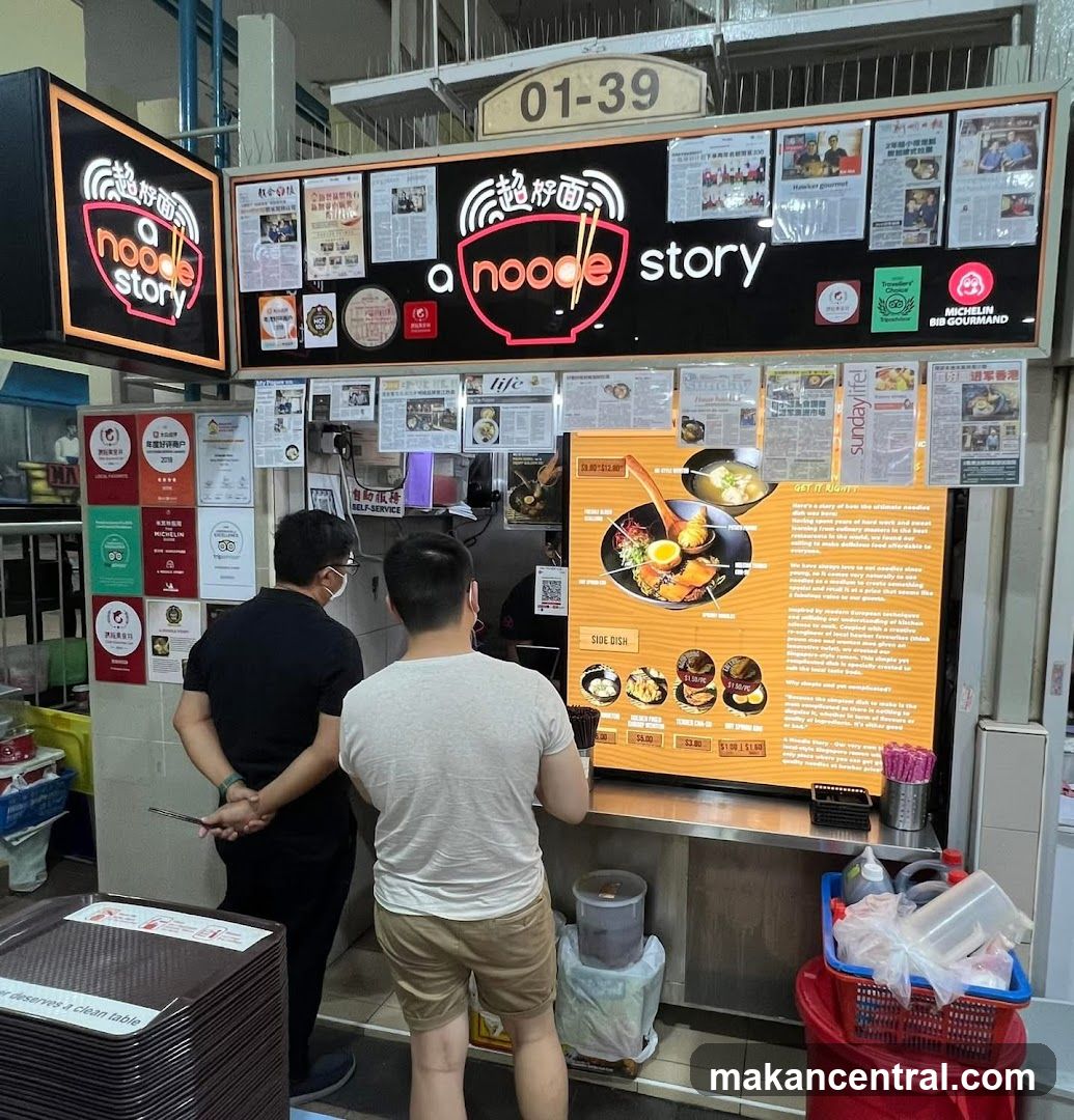 A Noodle Story Stall
