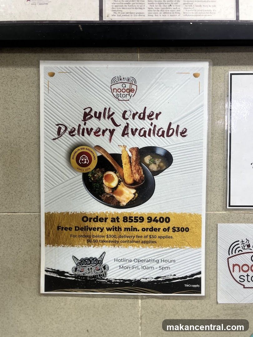 Bulk Order Delivery Available Poster