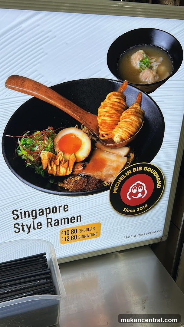 Singapore Style Ramen Advertisement