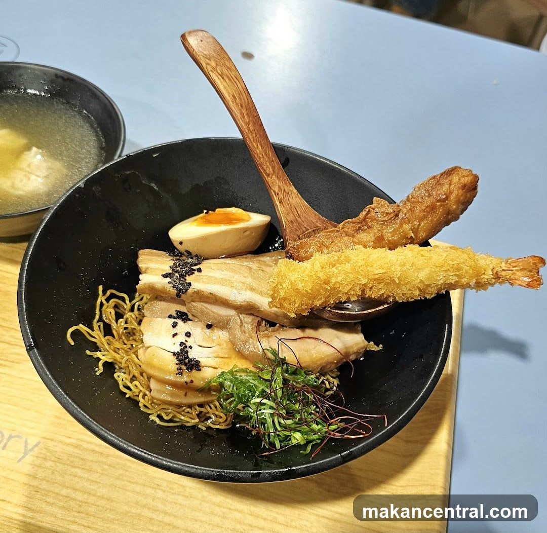 Ramen Bowl with Tempura Shrimp