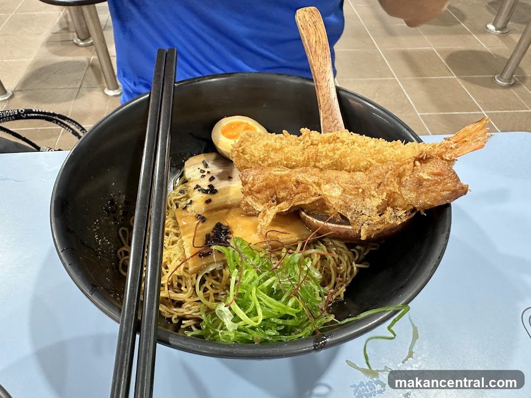Ramen with Tempura Shrimp