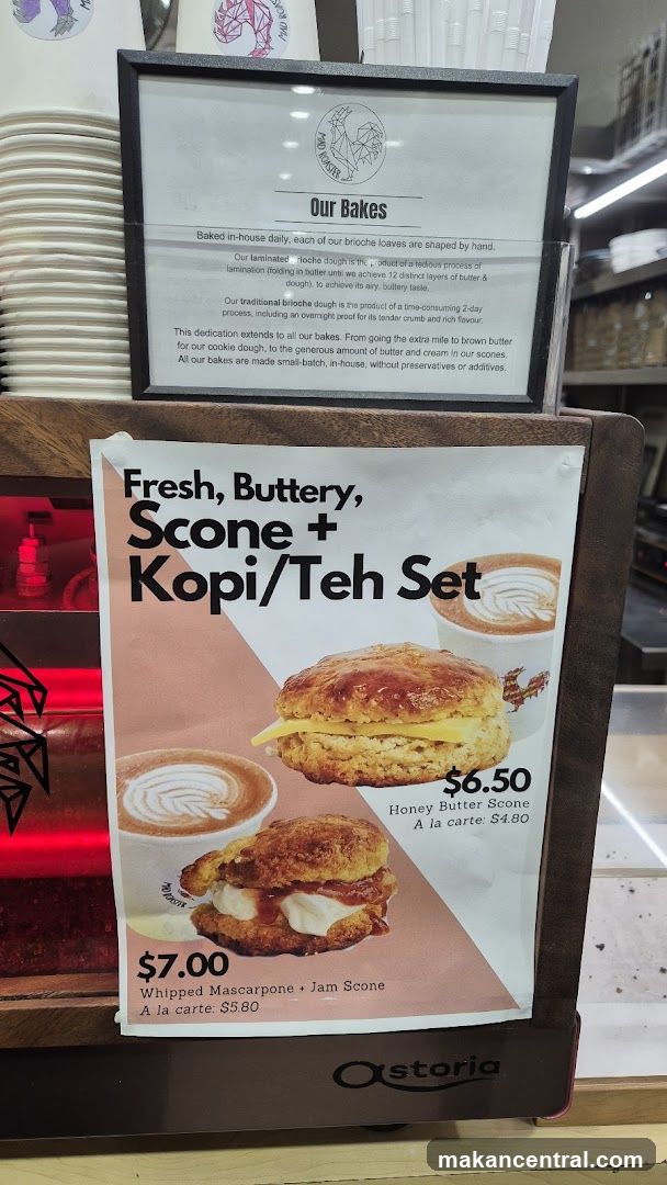 Scone and Kopi/Teh Set Promotion