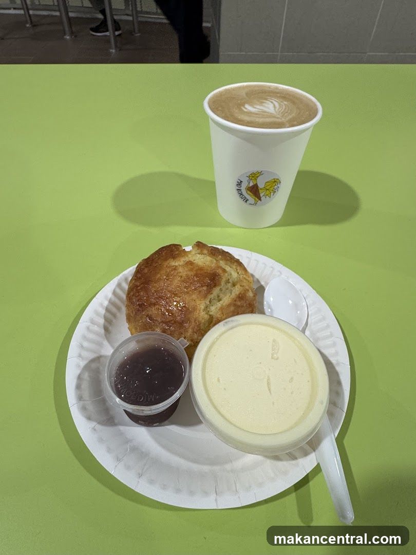 Coffee and Scone