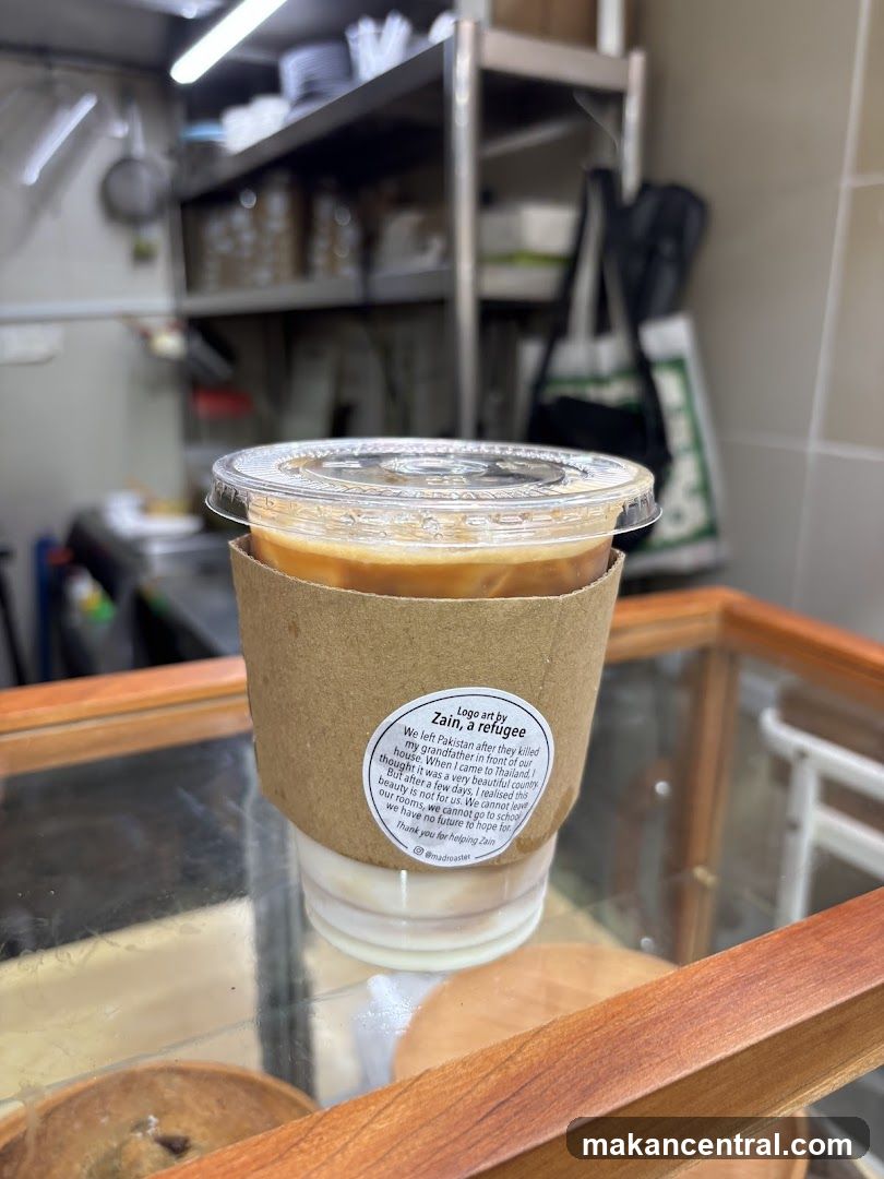Iced Coffee with Sticker