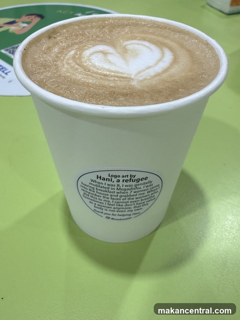 Latte with Heart Art