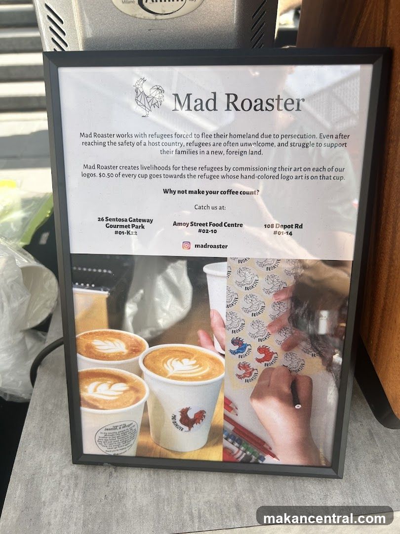 Mad Roaster Information Board
