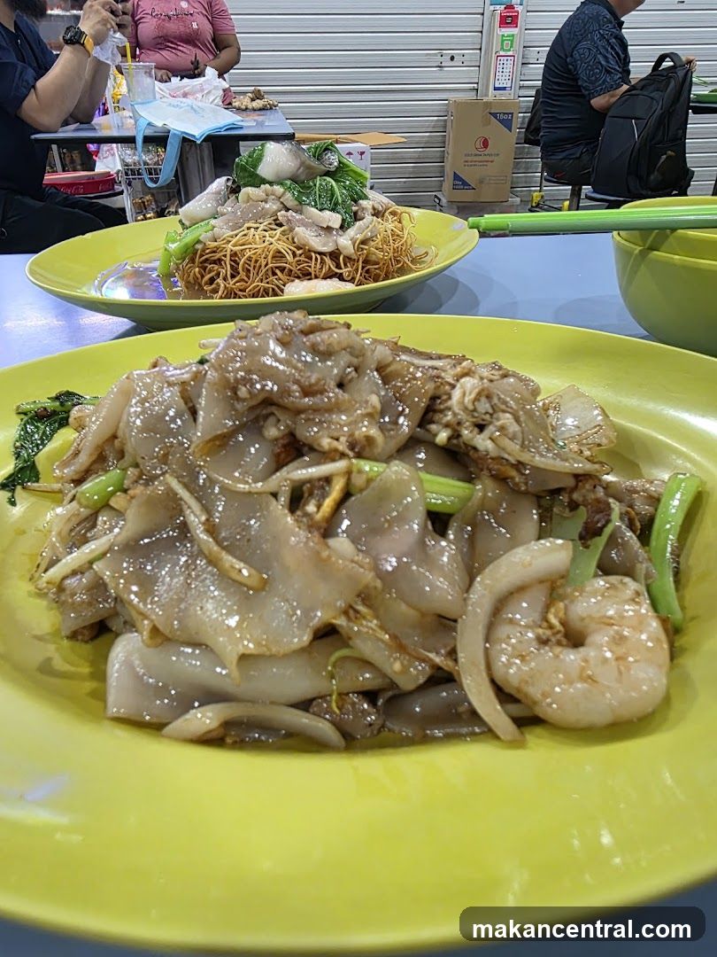 Noodles with Shrimp and Vegetables