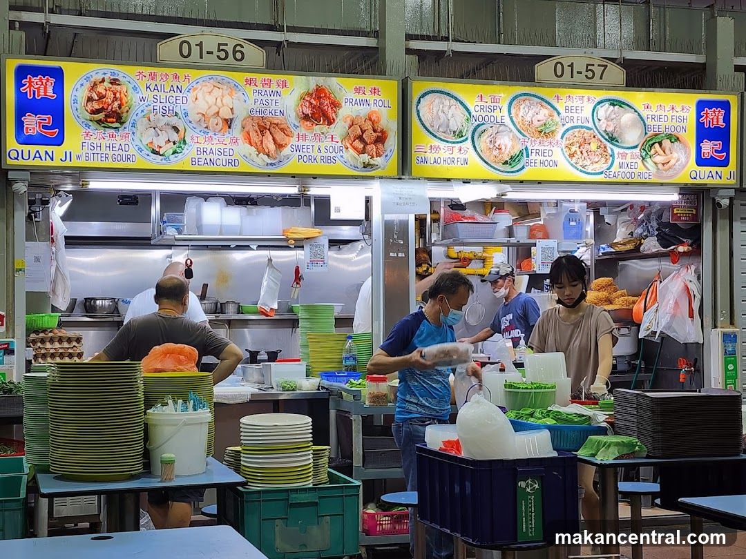 Food Stall with Menu Boards