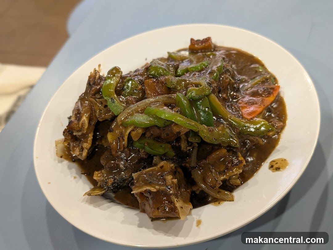 Braised Beef Ribs with Peppers and Onions