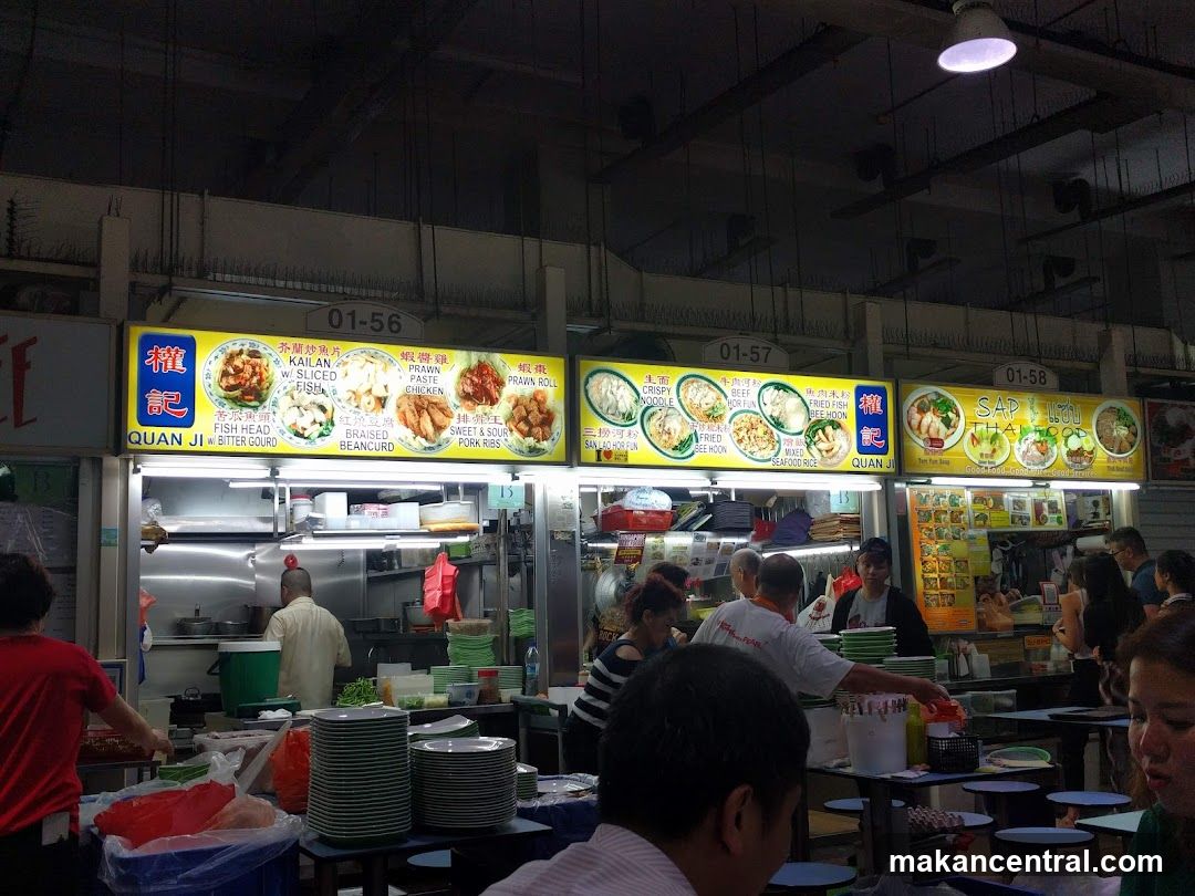 Food Stalls at a Market