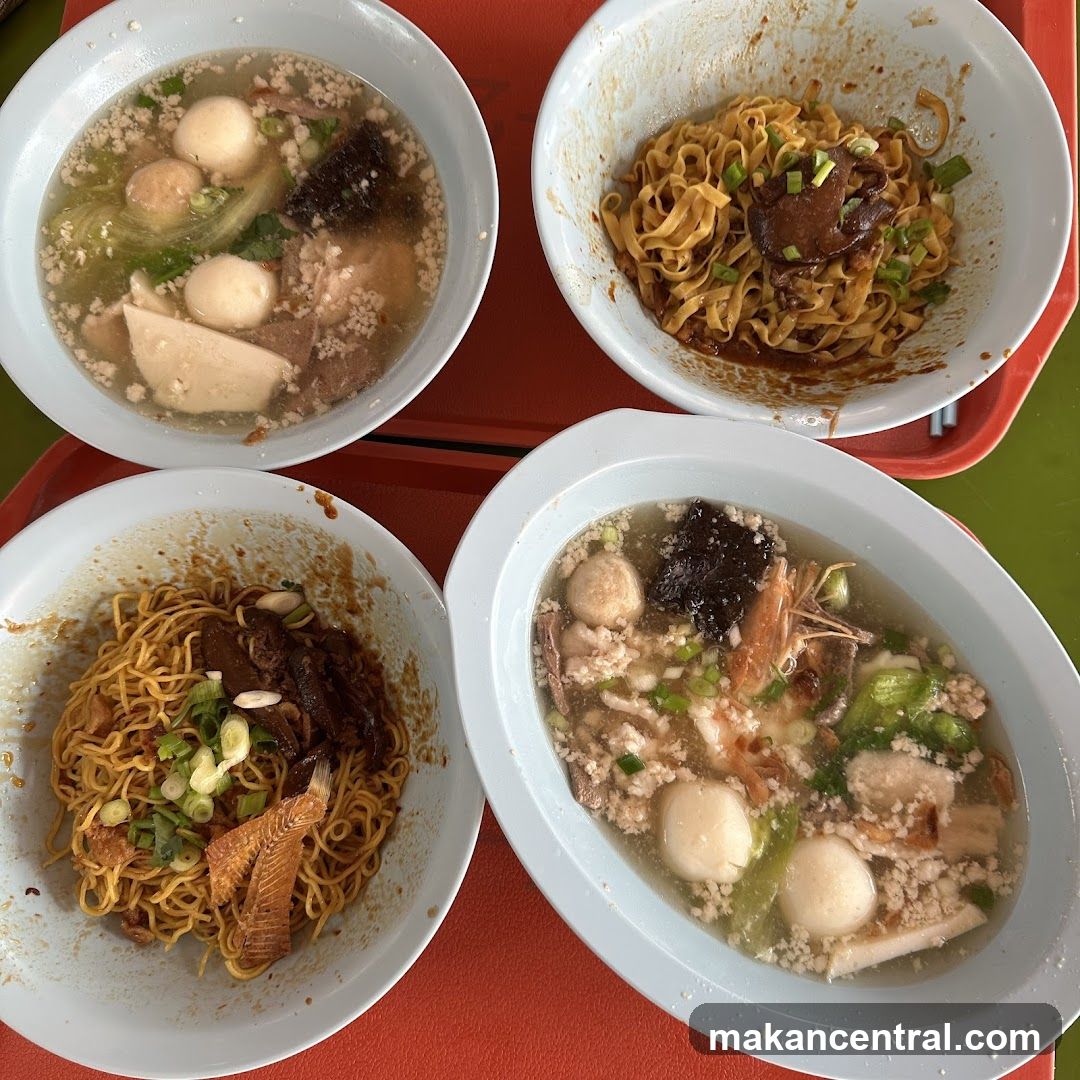 Four Bowls of Noodles