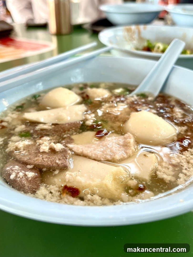 Minced Pork Noodle Soup