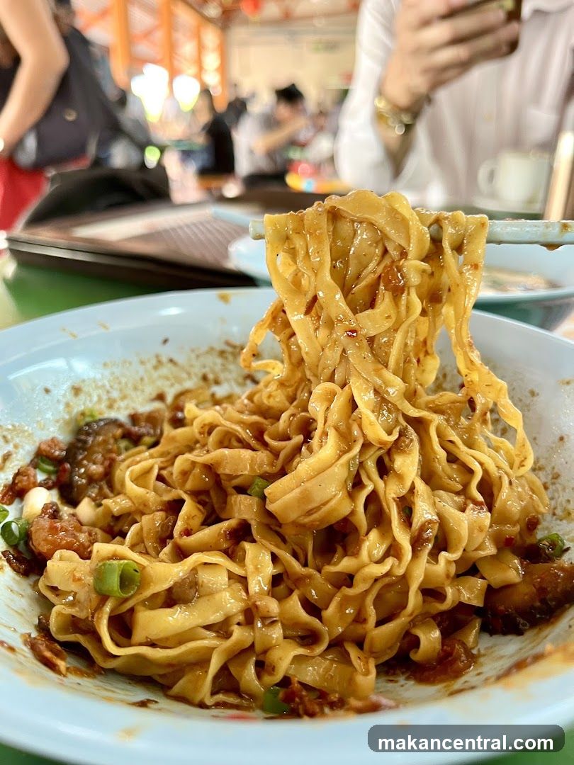 Noodles with Meat and Green Onions
