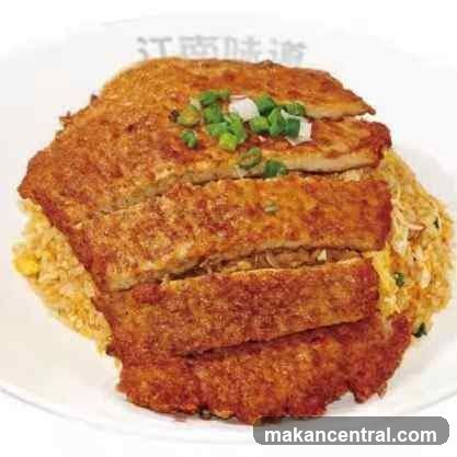 Fried Pork Chop with Fried Rice