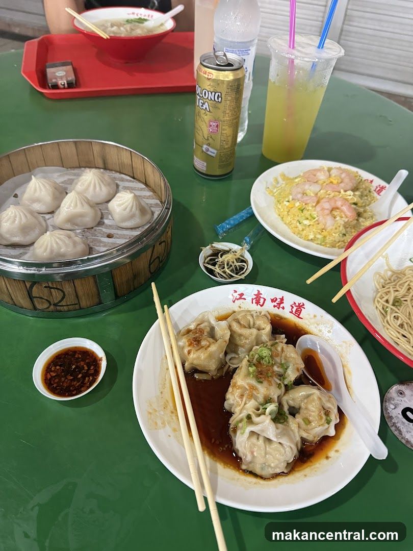 Table with Assorted Chinese Dishes