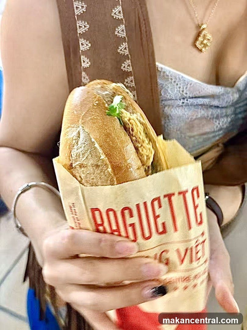 Person holding a sandwich