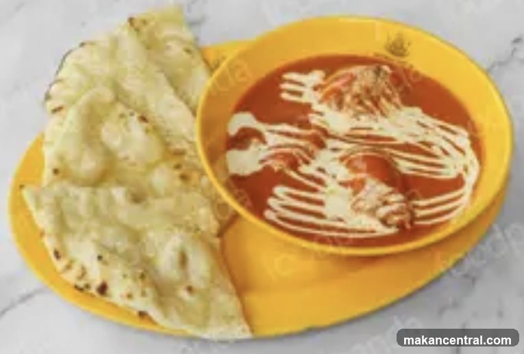 Indian Dish with Naan
