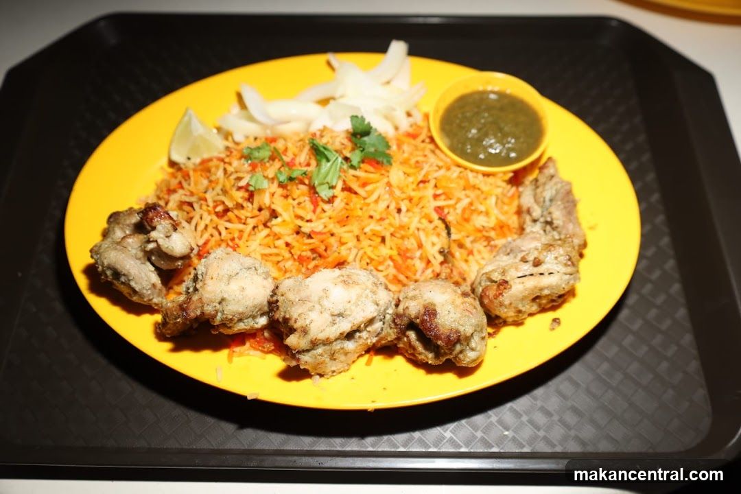 Chicken Biryani with Chutney