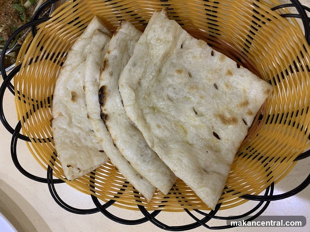 Basket of Naan Bread