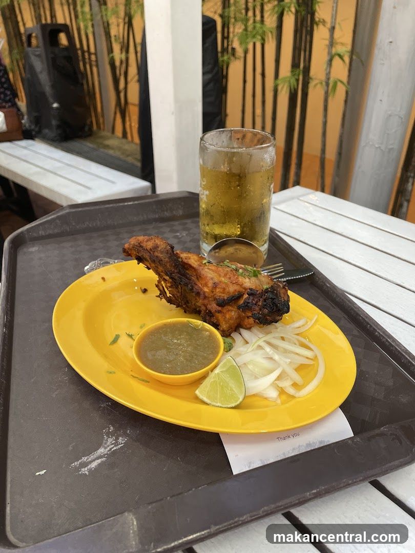 Tandoori Chicken with Drink