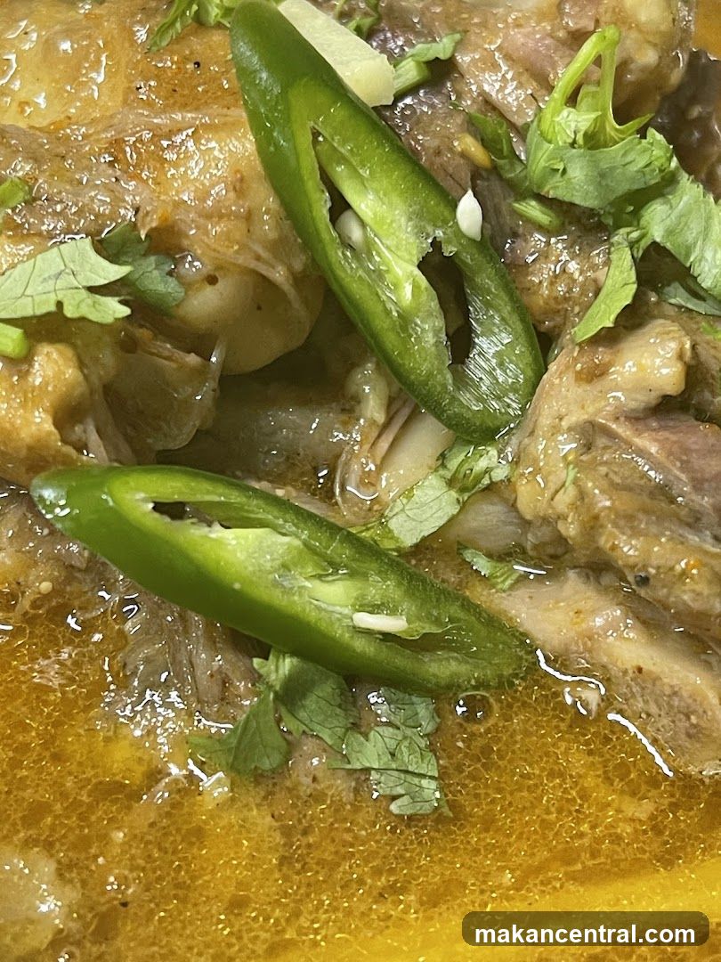 Spicy Stew with Sliced Jalapeños