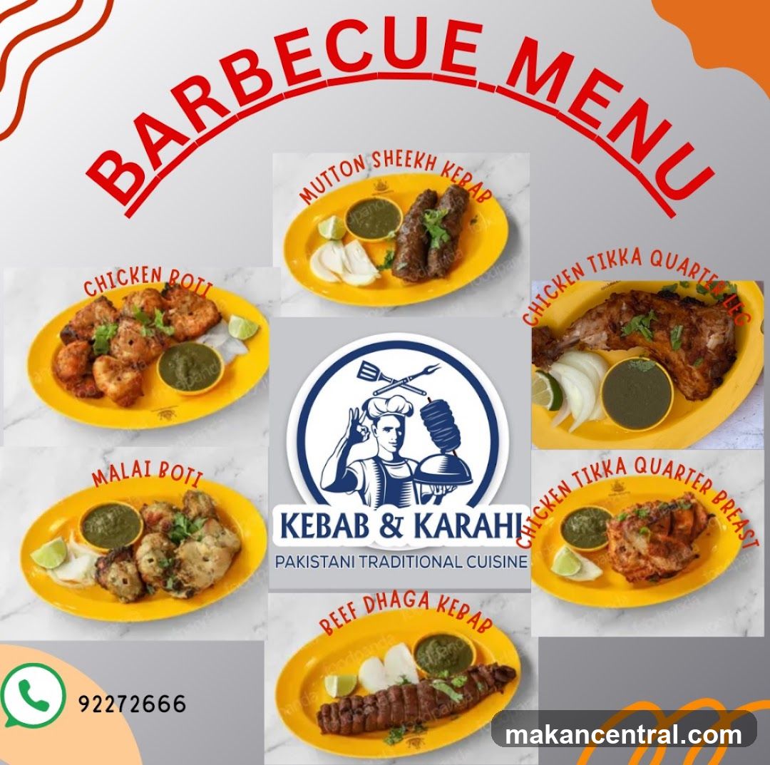 Barbecue Menu