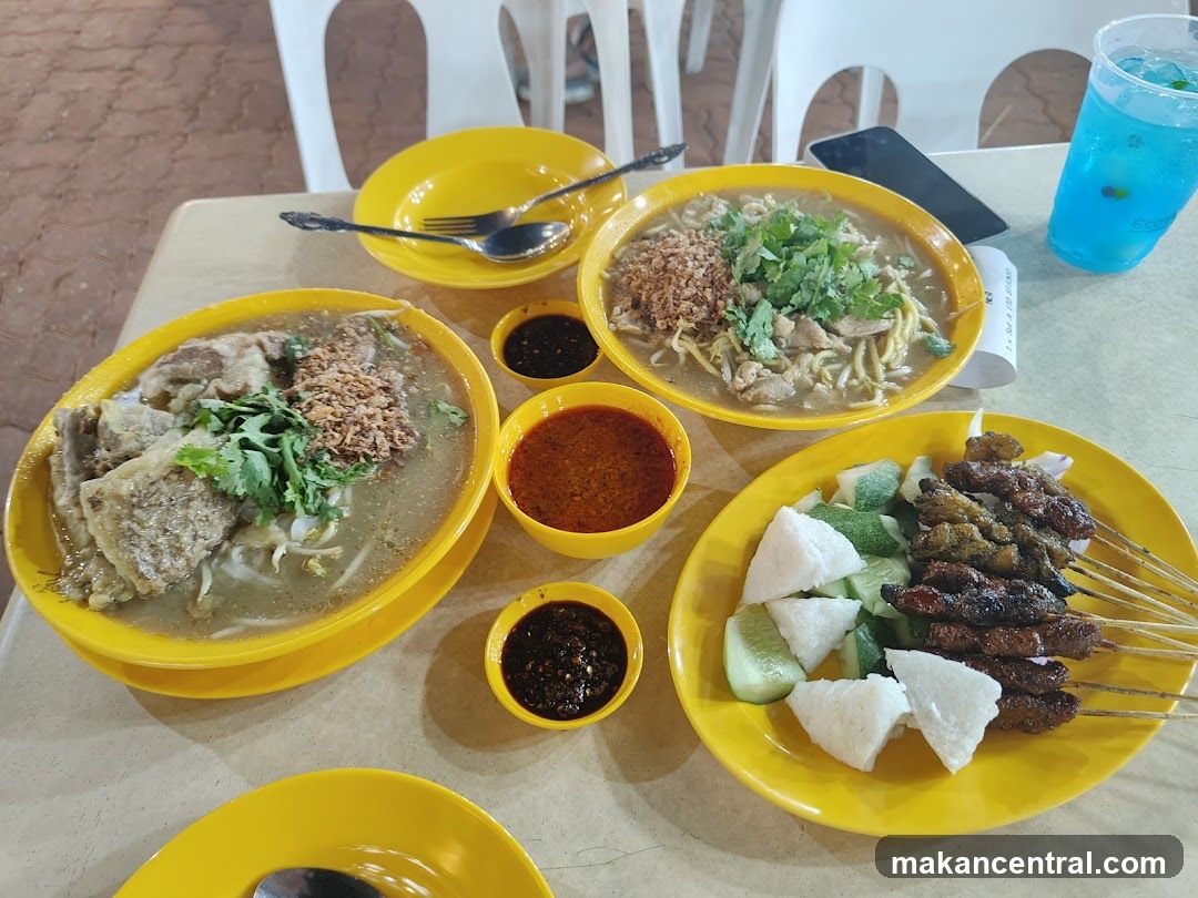 Food spread on a table