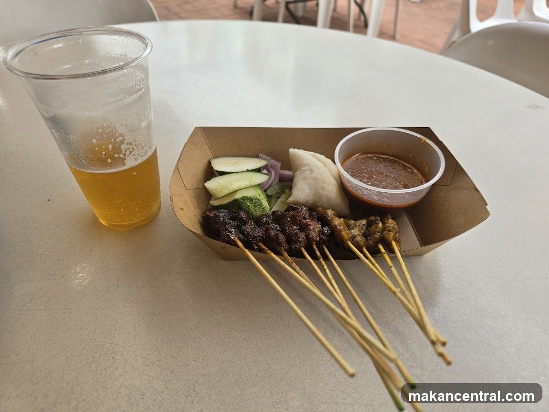 Satay and Beer