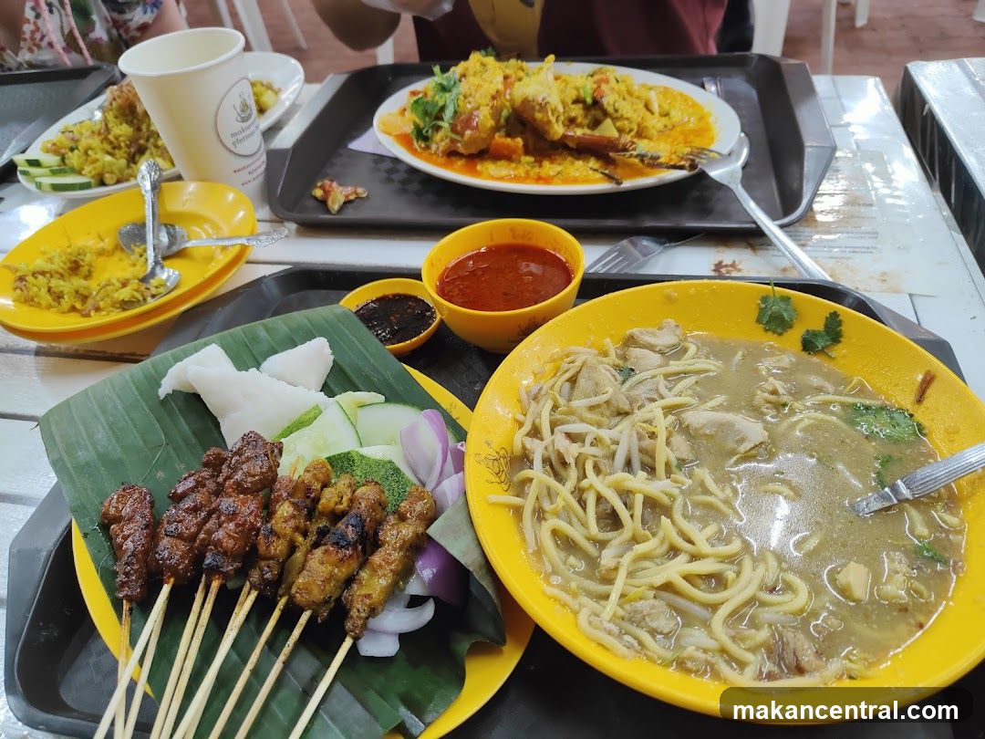 Food spread on a table