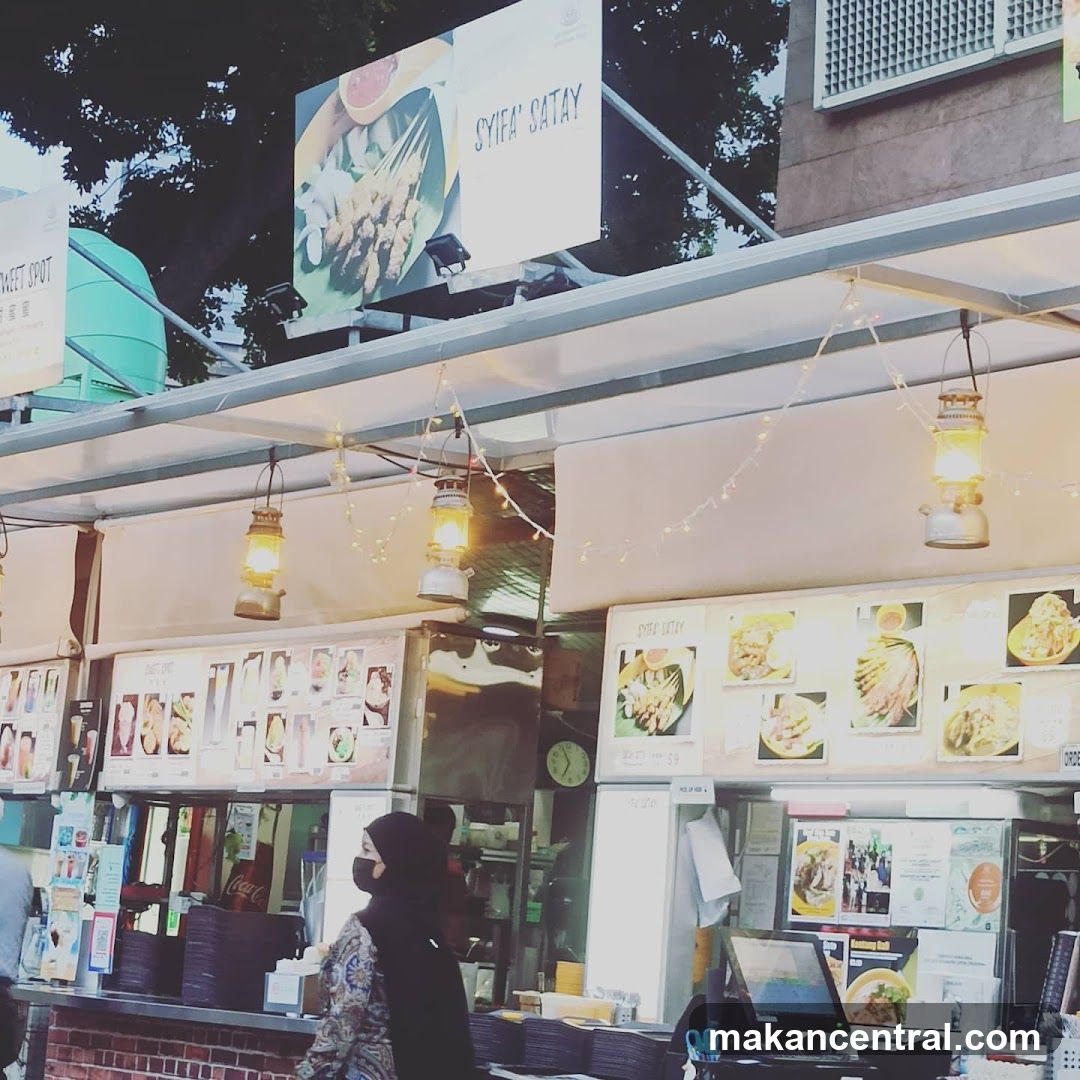 Food Stall with Menu Displays