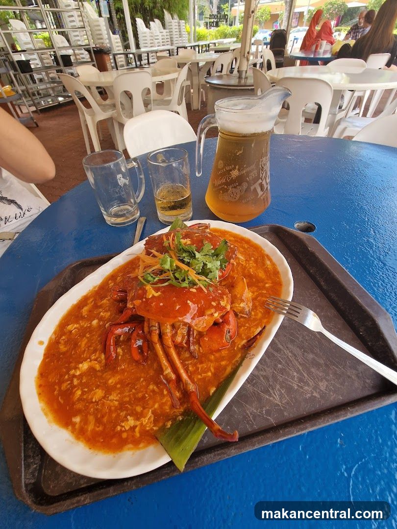 Chili Crab and Beer